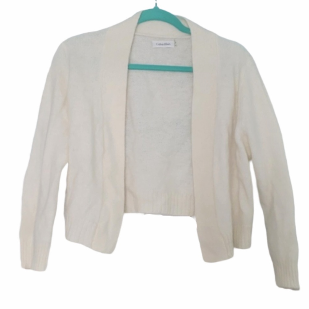 Calvin Klein Angoro shrug sweater